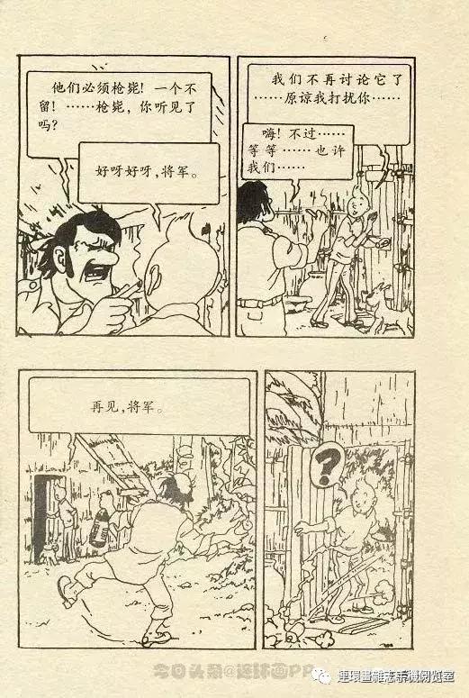 丁丁历险记之丁丁在刚果,丁丁历险记丁丁被石头绊倒