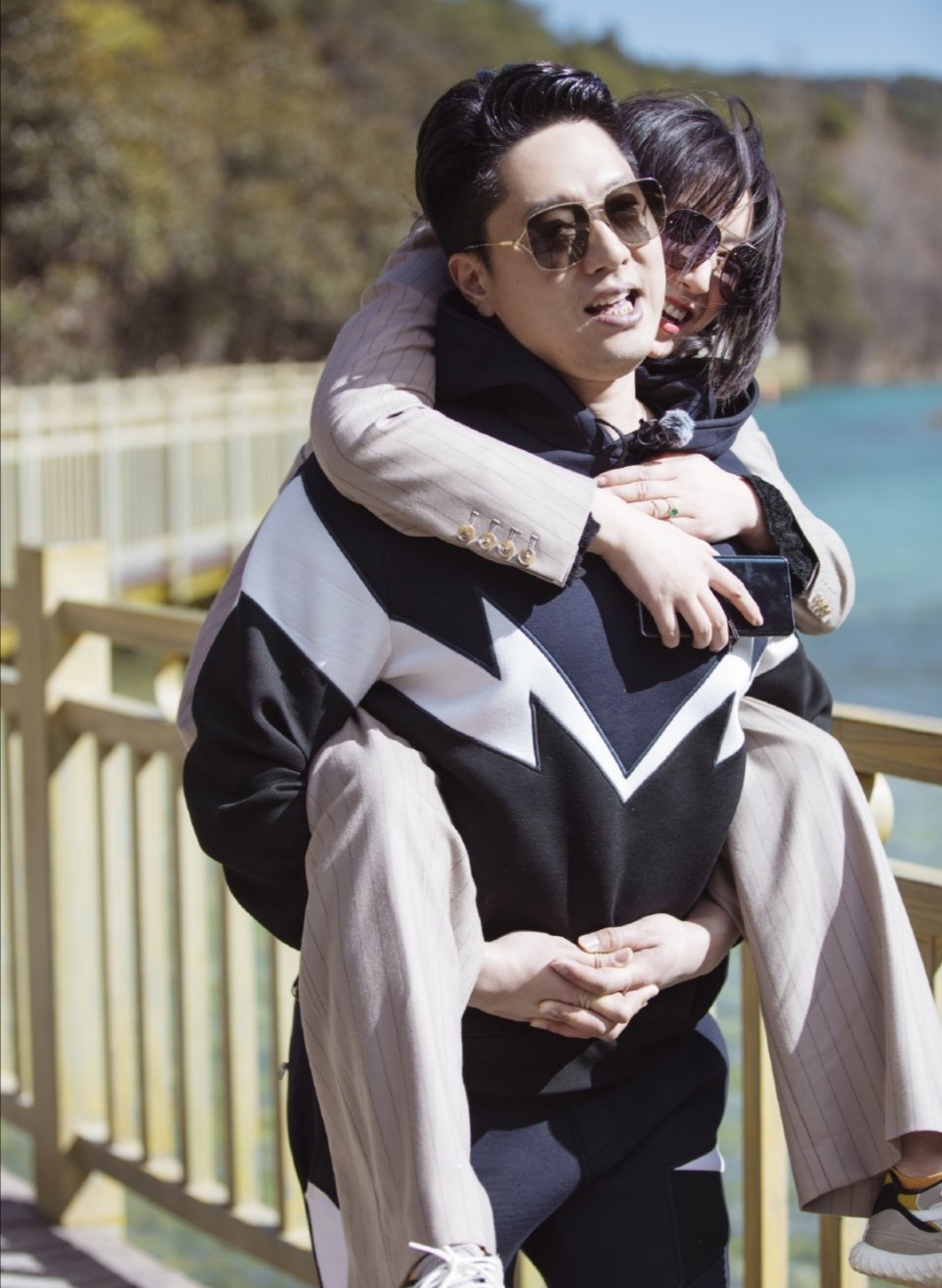 唐一菲和儿子日常,唐一菲近期和孩子照片