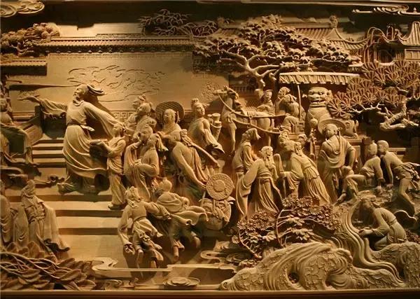 世界顶级东阳木雕图片大全,中华瑰宝东阳木雕富贵华丽