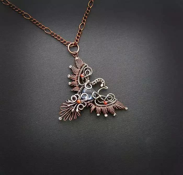 国外金属绕线首饰教程大全,绕线手工首饰