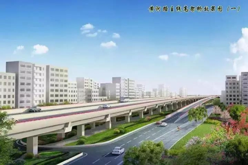 泰山路改造效果图,黄河路升级改造项目