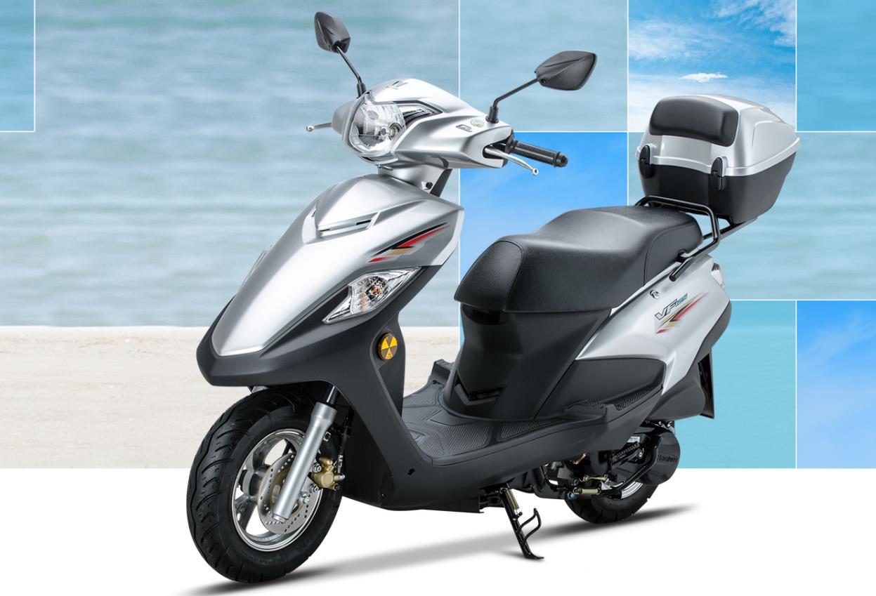 售4980元,豪爵实用踏板VF125,真空胎或碟刹,外卖起步的好帮手