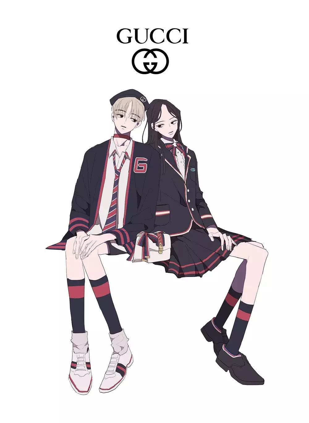 当奢侈品牌拟人化:青春的校园恋情太美好!求你们快出同人本