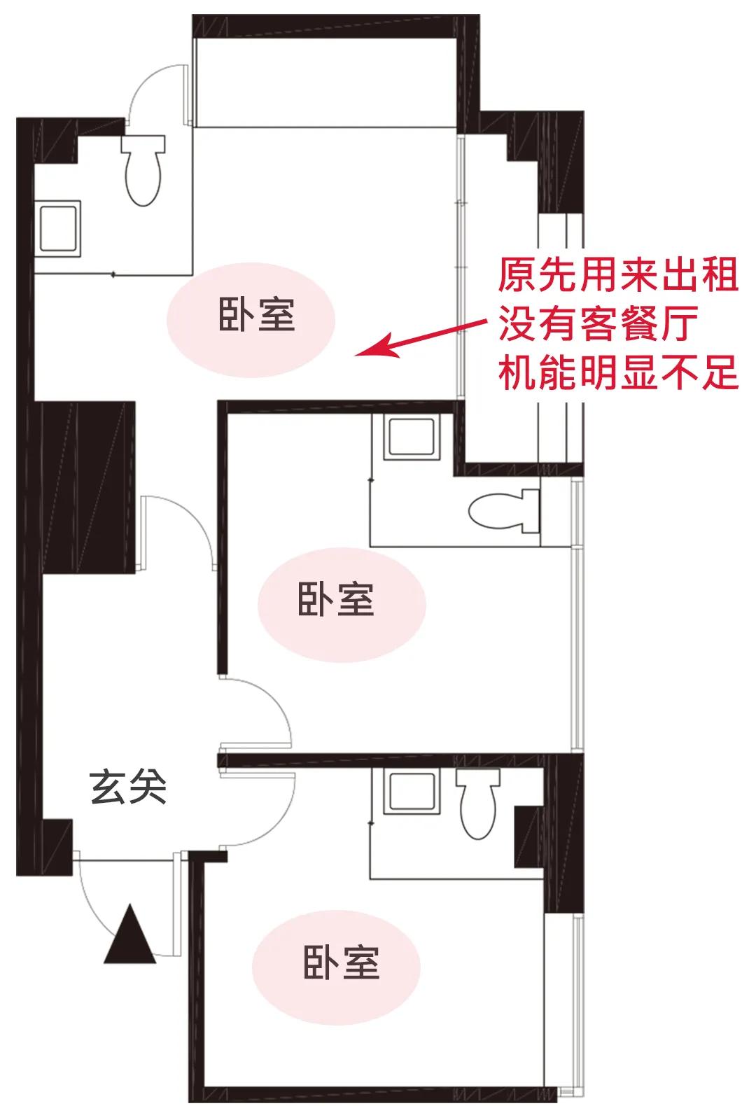 小户型不规则户型设计,小户型二合一户型布局设计