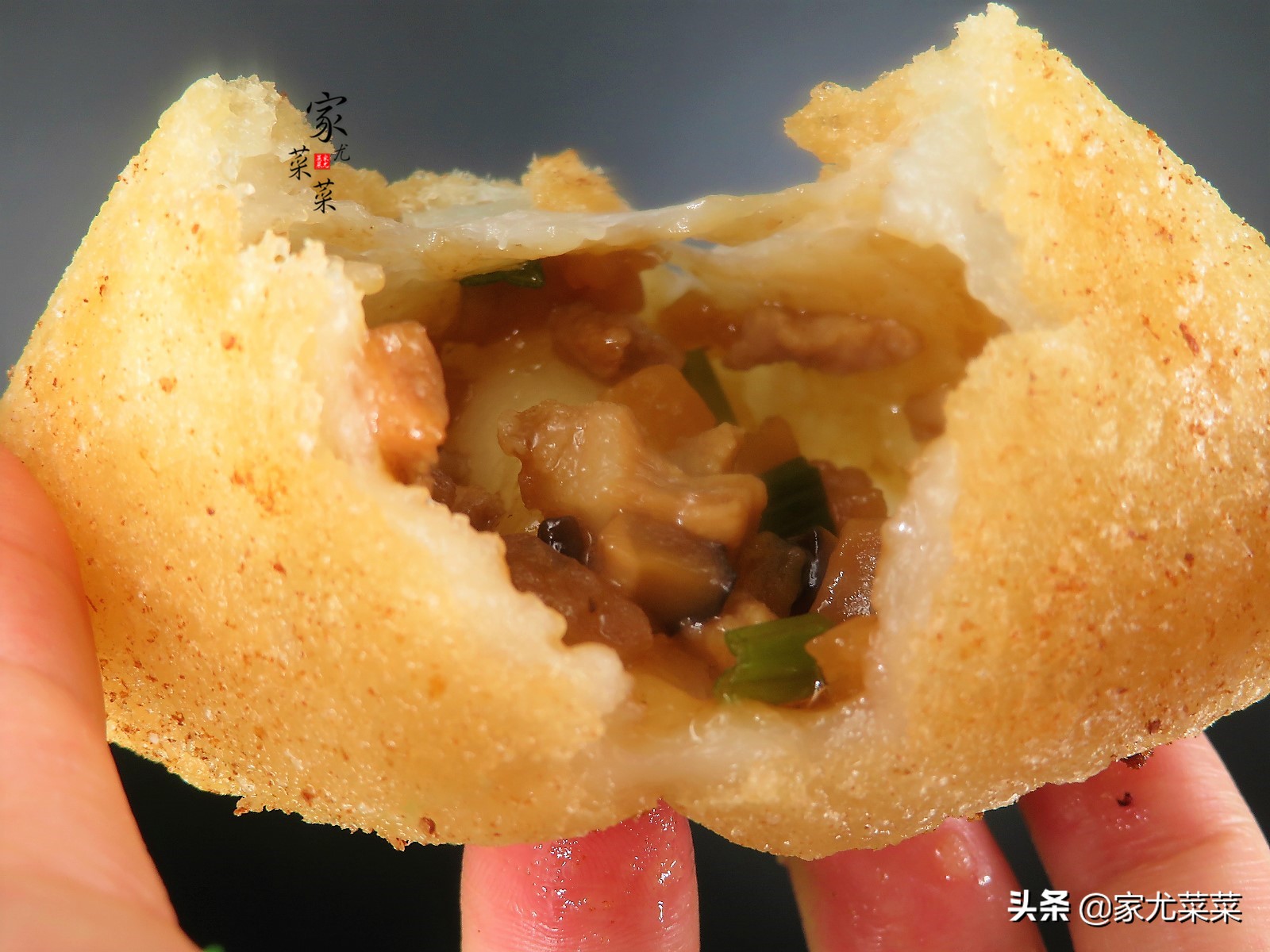 美食点心咸水角制作,广东点心半成品咸水角