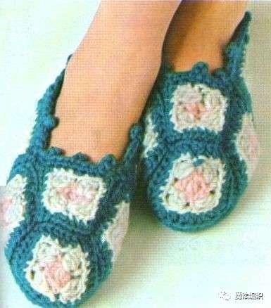 钩针人字拖鞋大全图解,钩针钩拖鞋全部教程