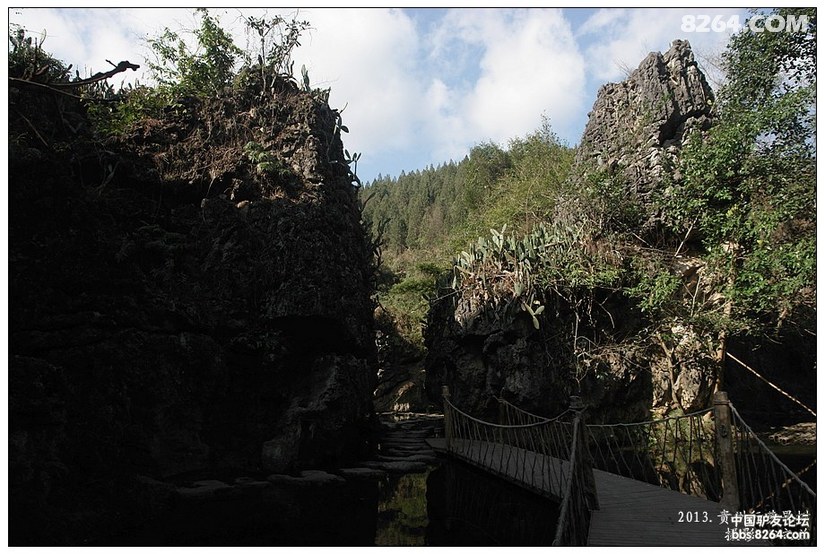 贵州黄果树天星桥游记,贵州黄果树天星桥景区