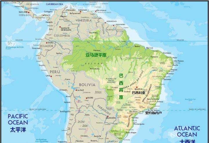 巴西为什么这么大,巴西和中国哪个大