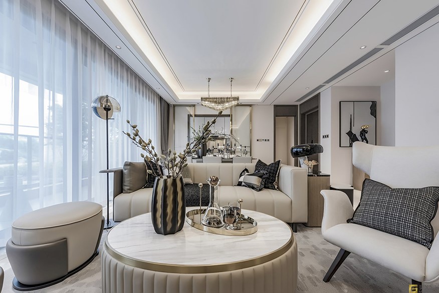 146平层装修效果图,146套房装饰效果图