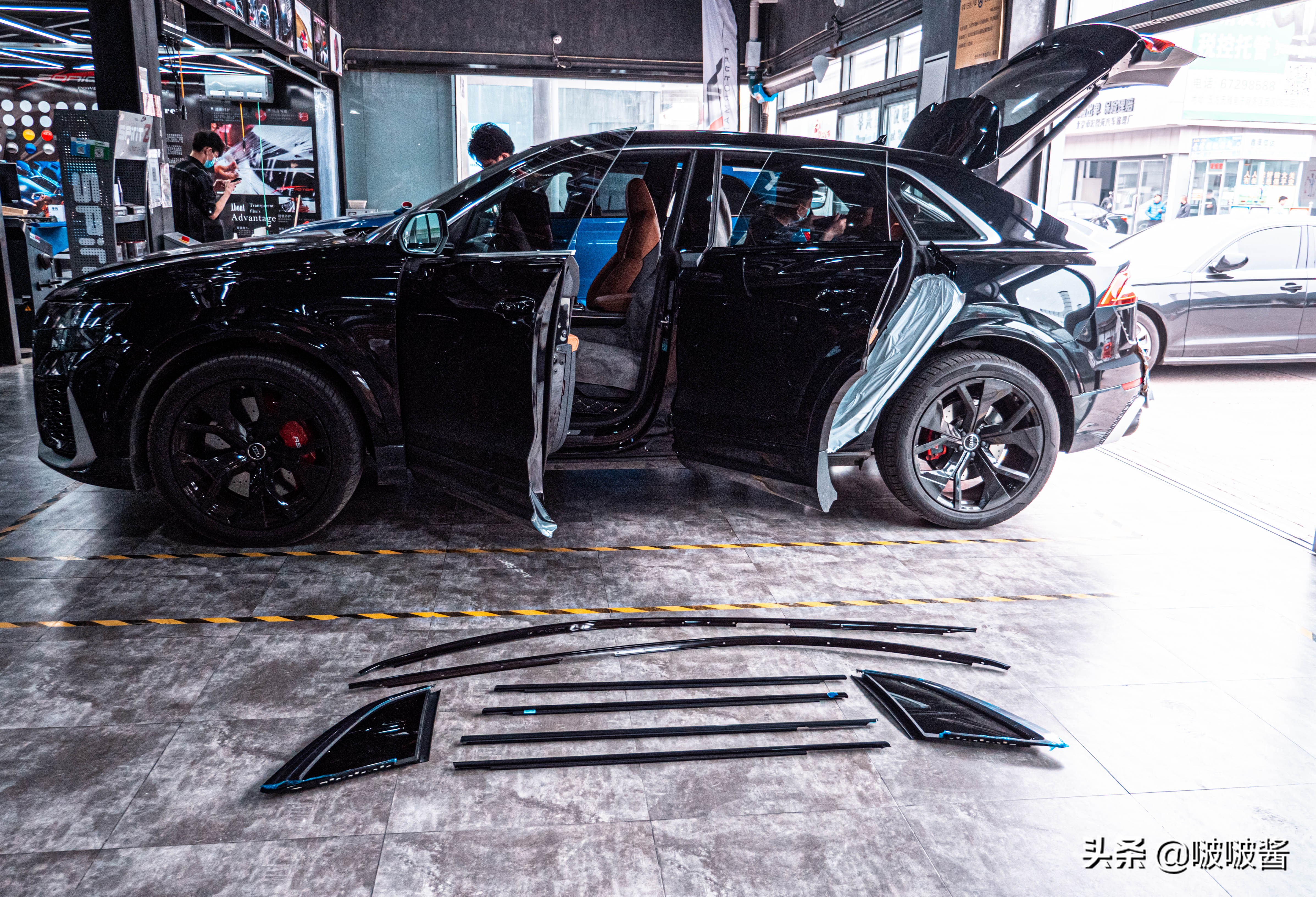 奥迪rsq8改装合法吗,奥迪rsq8改装贴绿膜