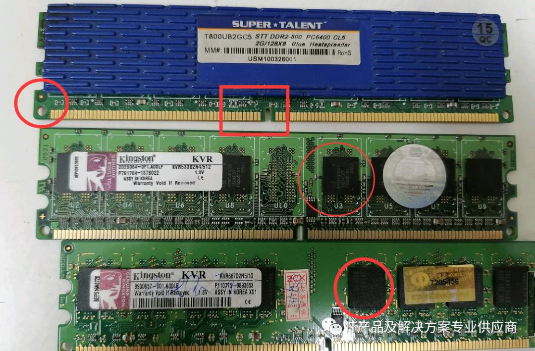 30PIN72PIN168PIN184PIN240PIN288PIN台式机内存