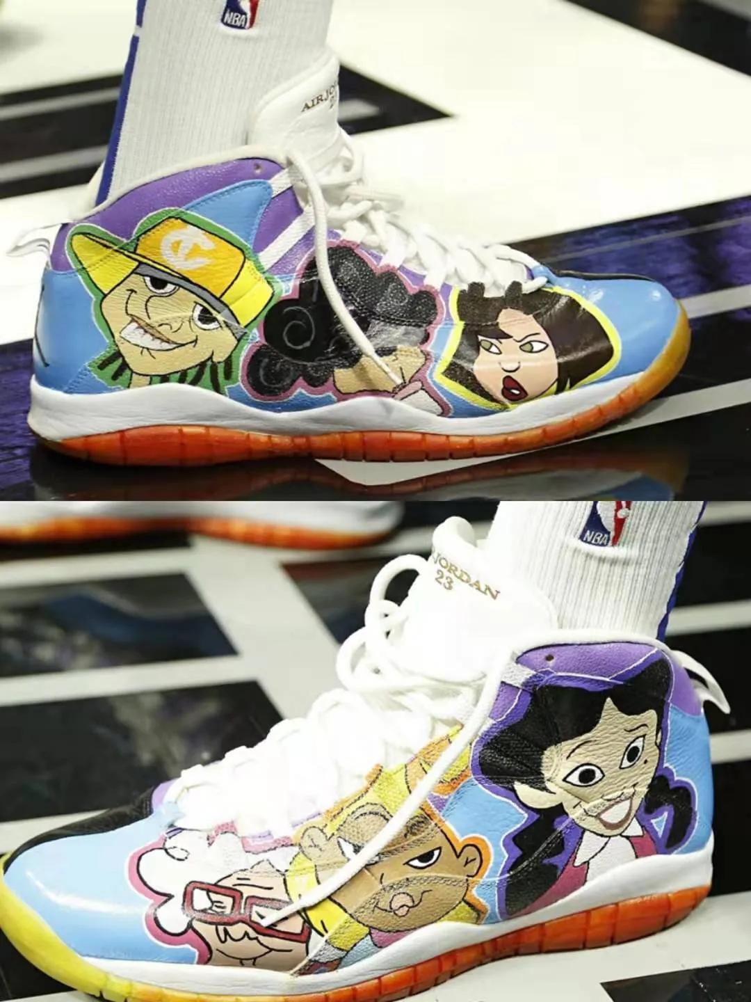 哈雷尔上脚麦迪球鞋,哈雷尔上脚球鞋aj6