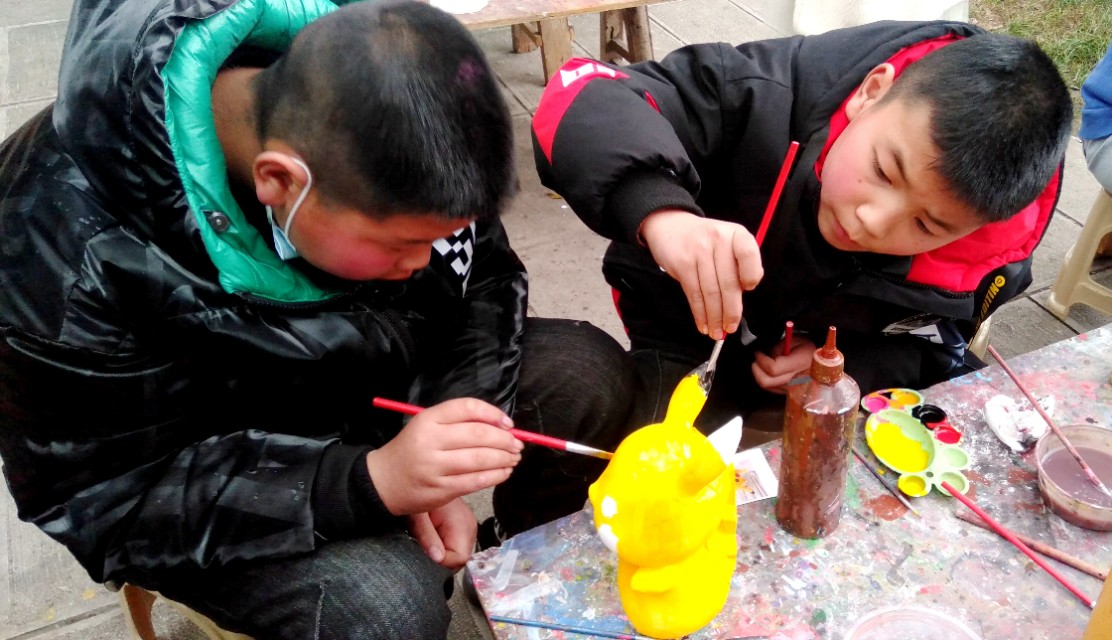 石膏diy绘画图片简单,diy染色石膏