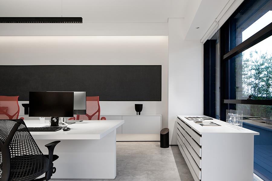 40平米办公室装修设计高端感,办公室装修空间美学