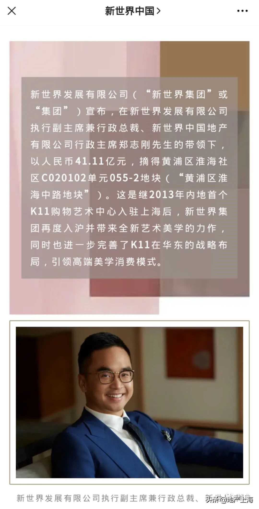 香港新天地钻石地块,香港新世界拿地项目