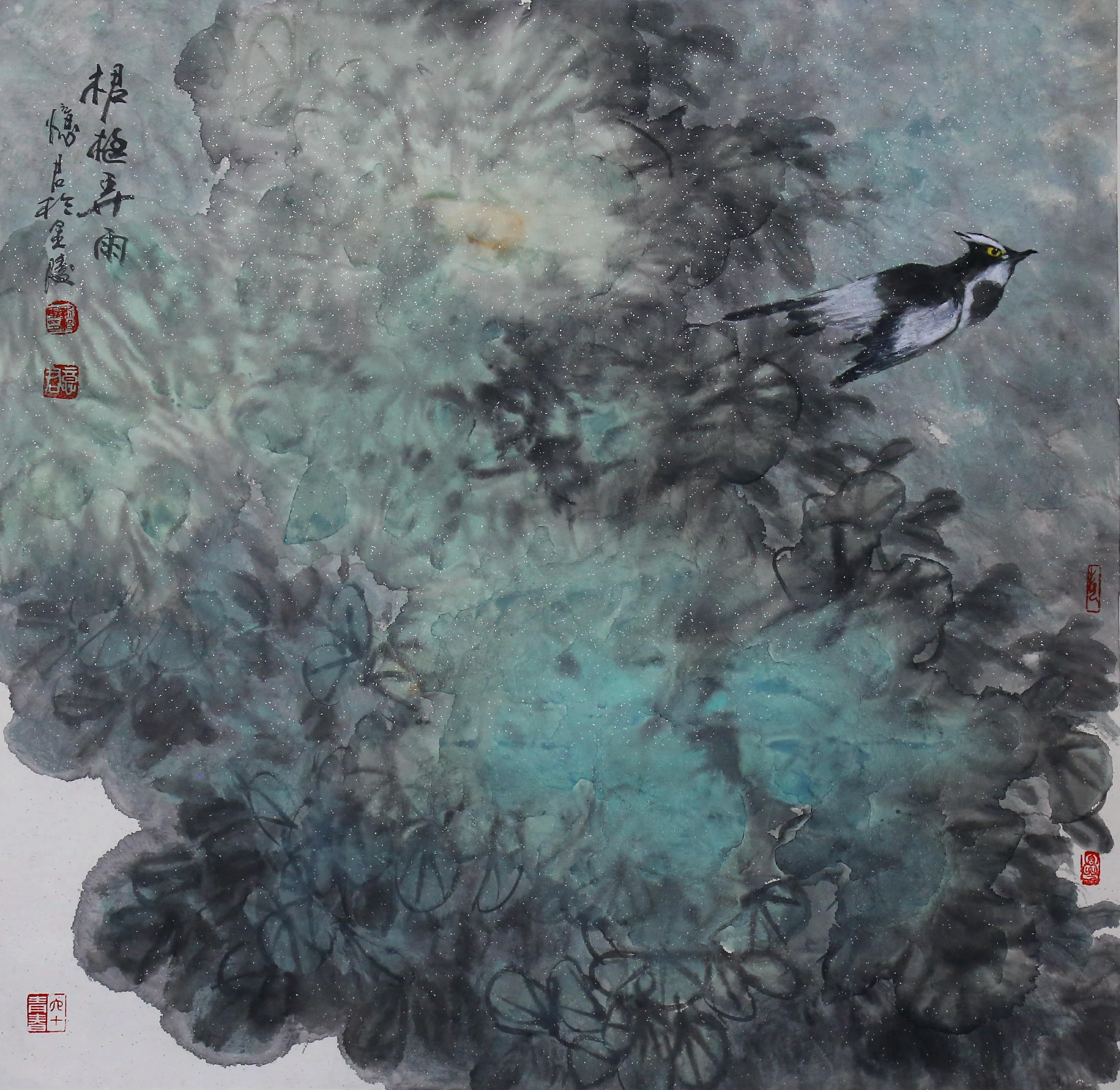 忆君银杏作品欣赏,忆君银杏画