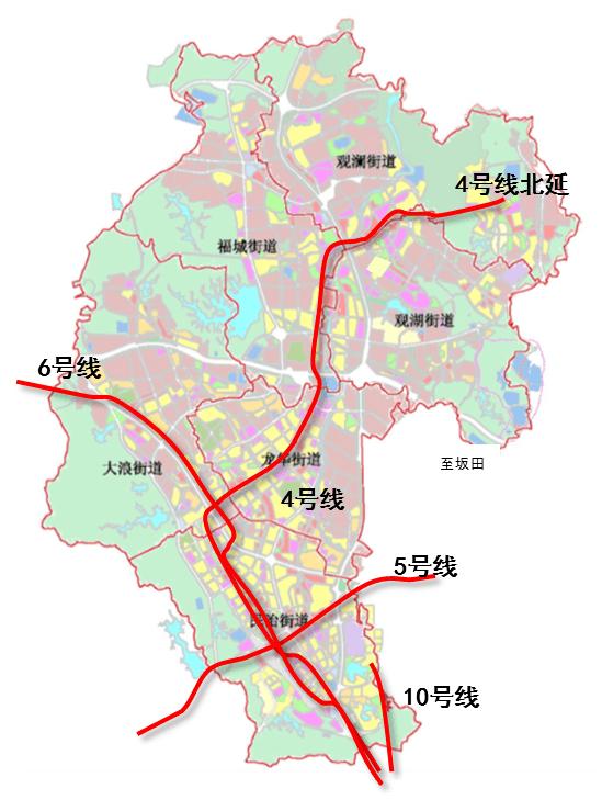 龙华地铁支线规划图,龙华壹城规划地铁最新消息