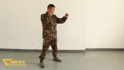 散打基本拳法教学摆拳视频,散打动作动态图