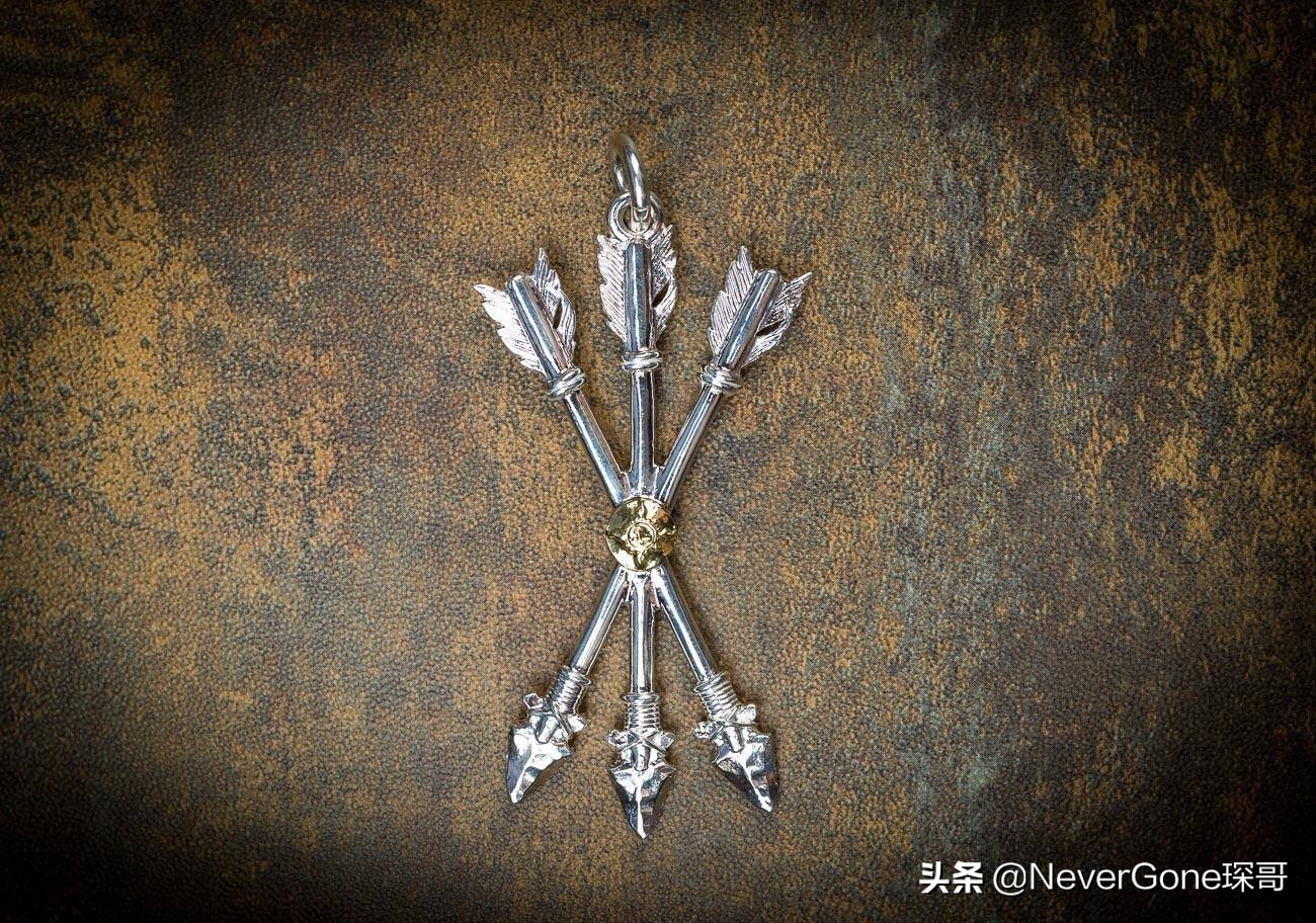 日本复古银饰——FirstArrows项链开箱+2年旧化