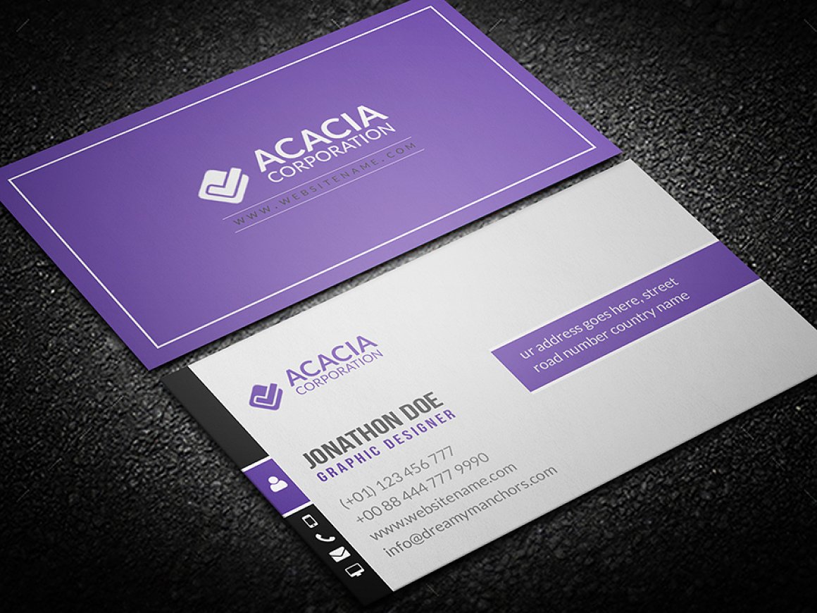 商务名片设计简单英语,商务大气名片设计