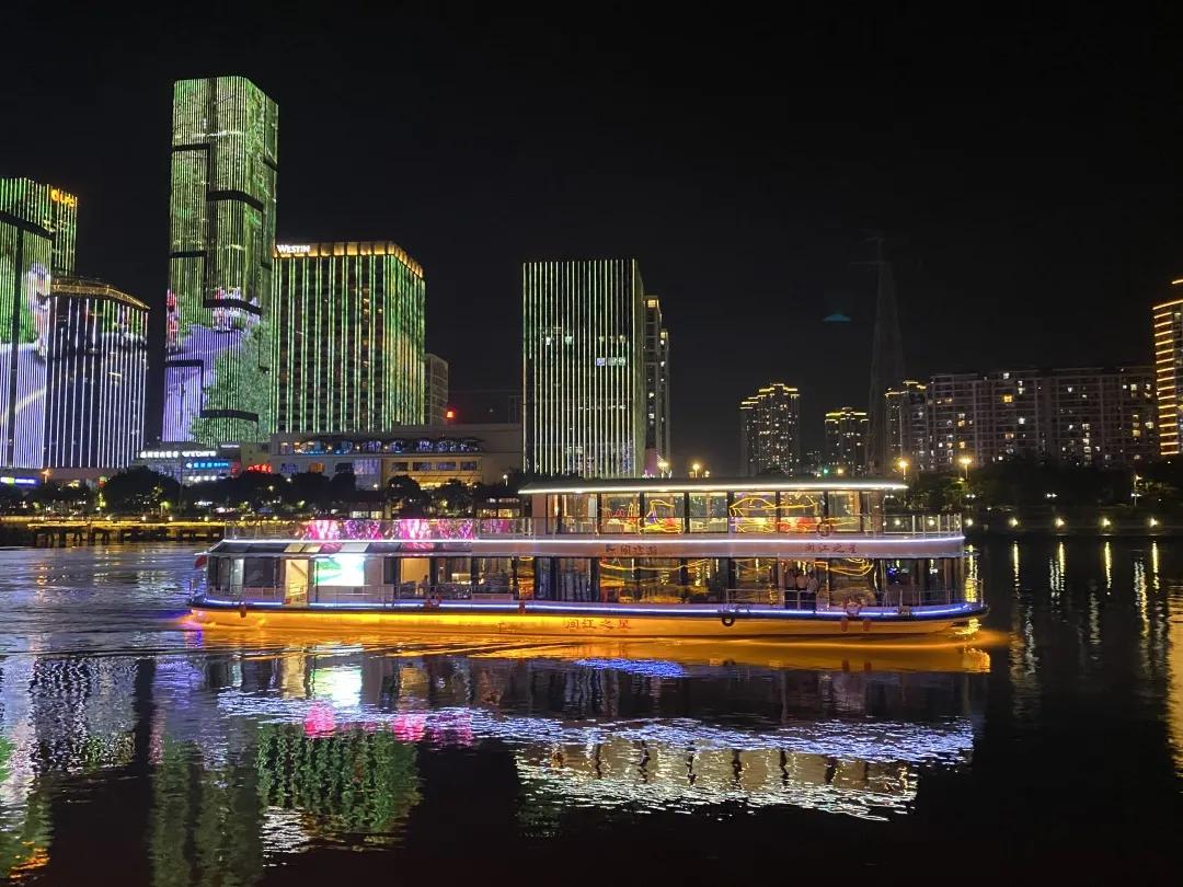 闽江之星灯光秀直播,闽江游船最新消息