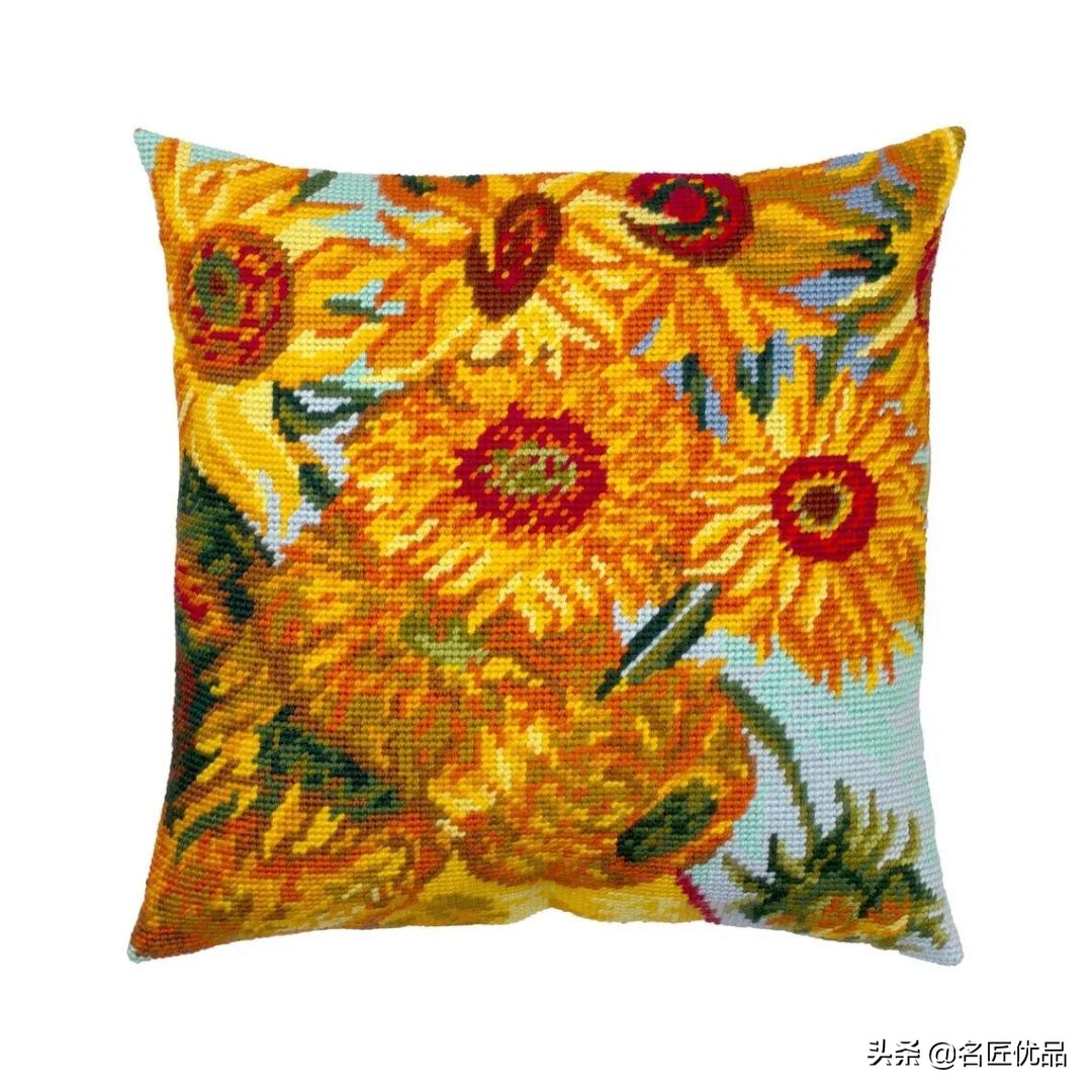 旧物利用!毛线用不完就用来刺绣,这才是十字绣最让人佩服的绣法