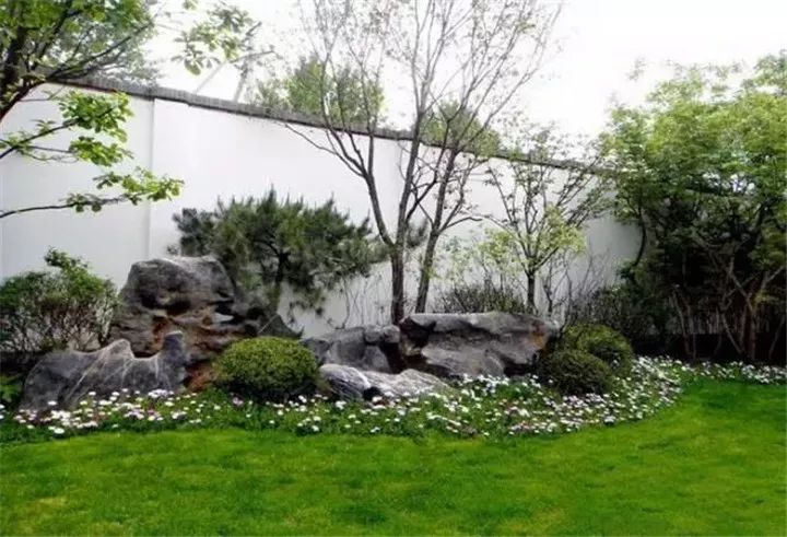 庭院置石风水图,庭院置石风水布局