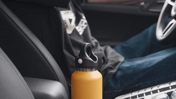 开车方便保温杯,按压式开车方便保温杯