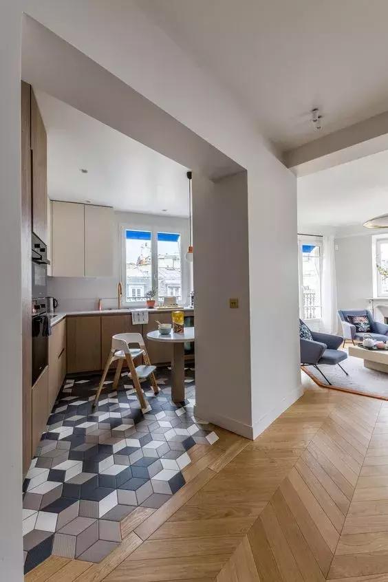 木地板与瓷砖怎么拼缝,瓷砖和木地板之间的缝怎么处理