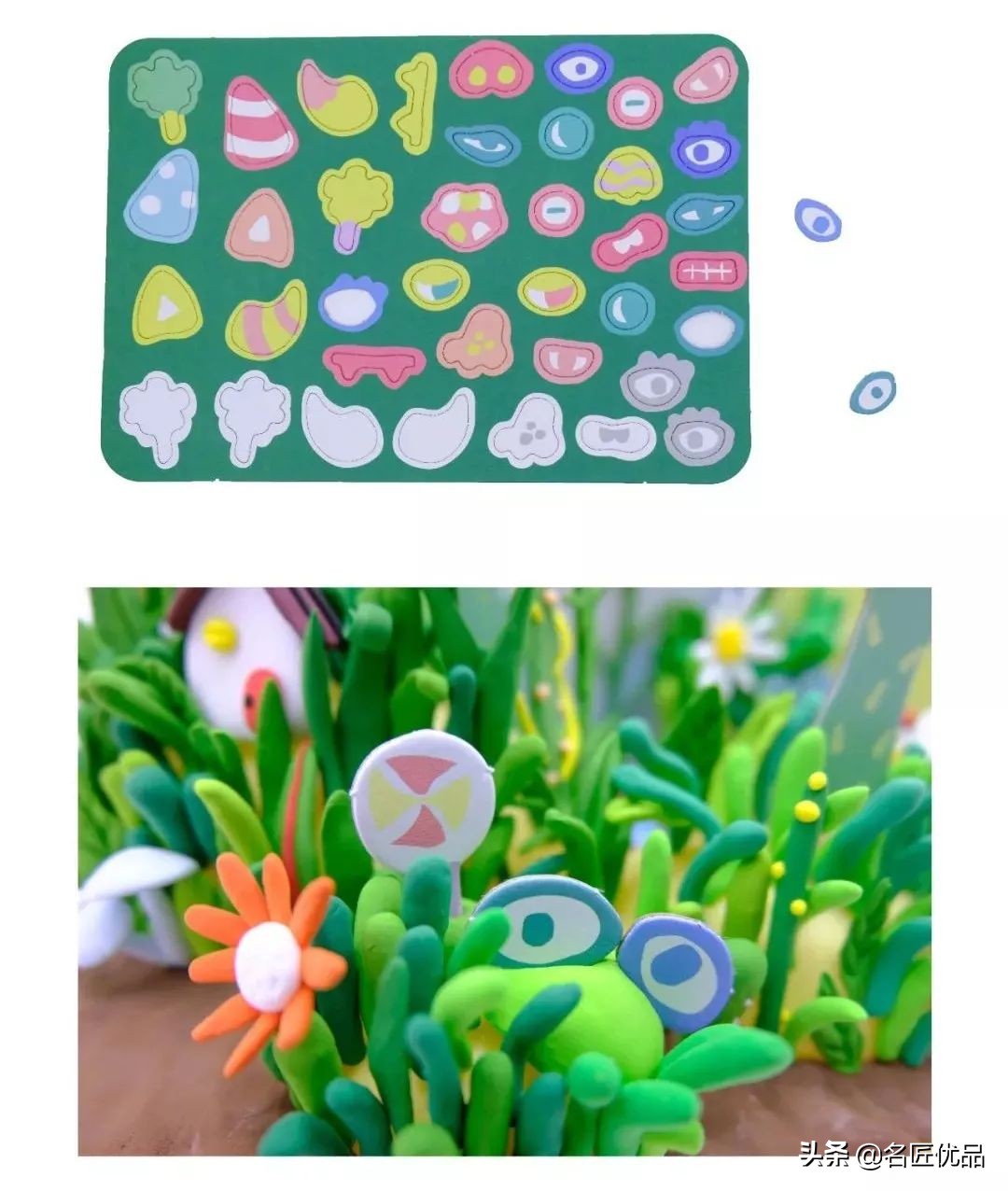 好玩又好看的粘土手工,简单的国庆粘土手工方案