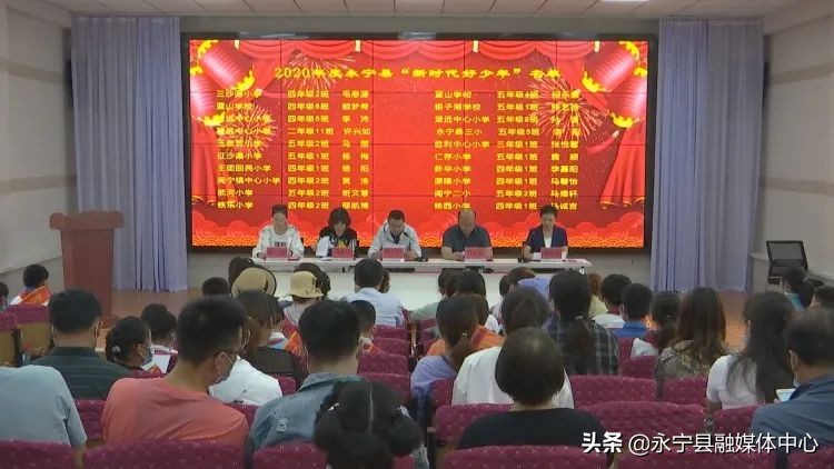 10名学生获评市新时代好少年,永宁青年五四奖章