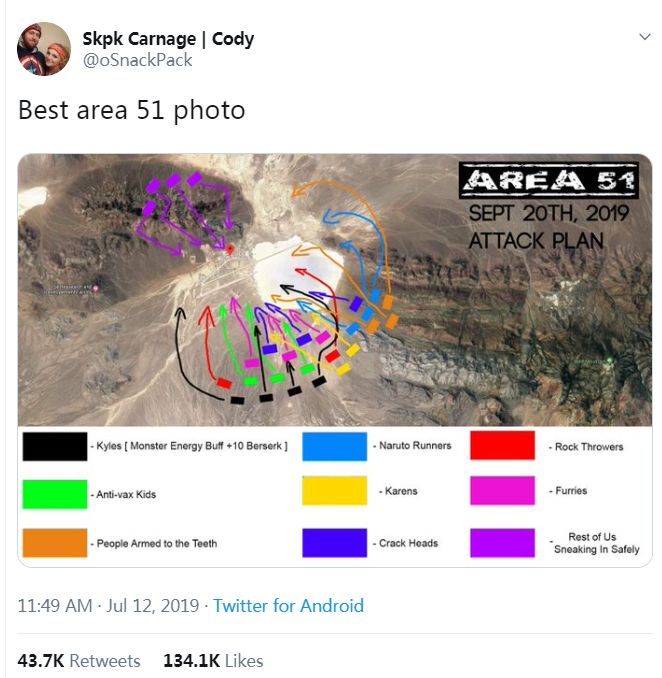 听说80万网友相约勇闯军事禁区干这事，五角大楼也坐不住了......