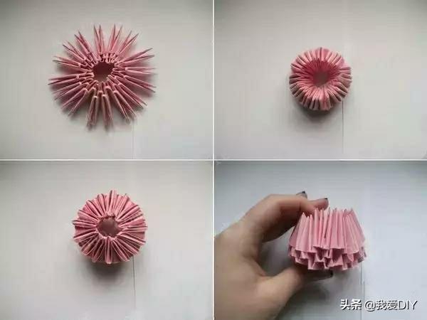 一张三角插纸，小时候肯定玩过，让人一拼就停不下来！附教程