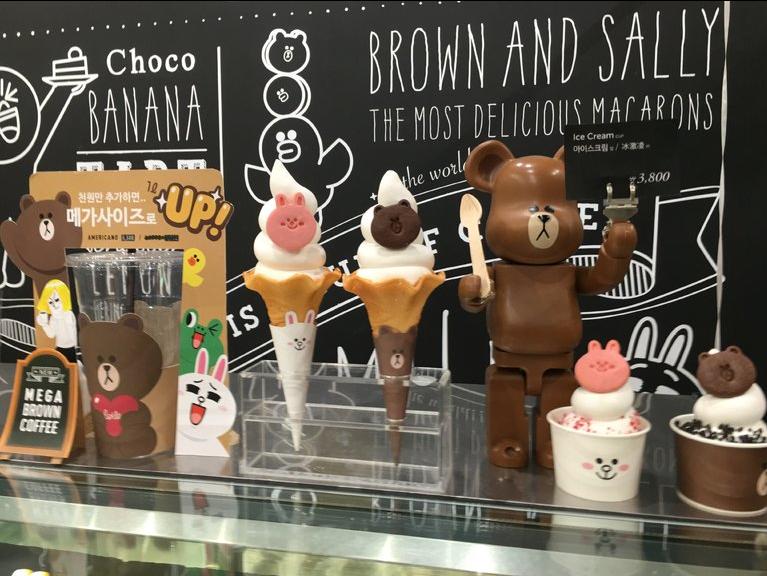 韩国linefriends店,韩国哪里买linefriends车载香水