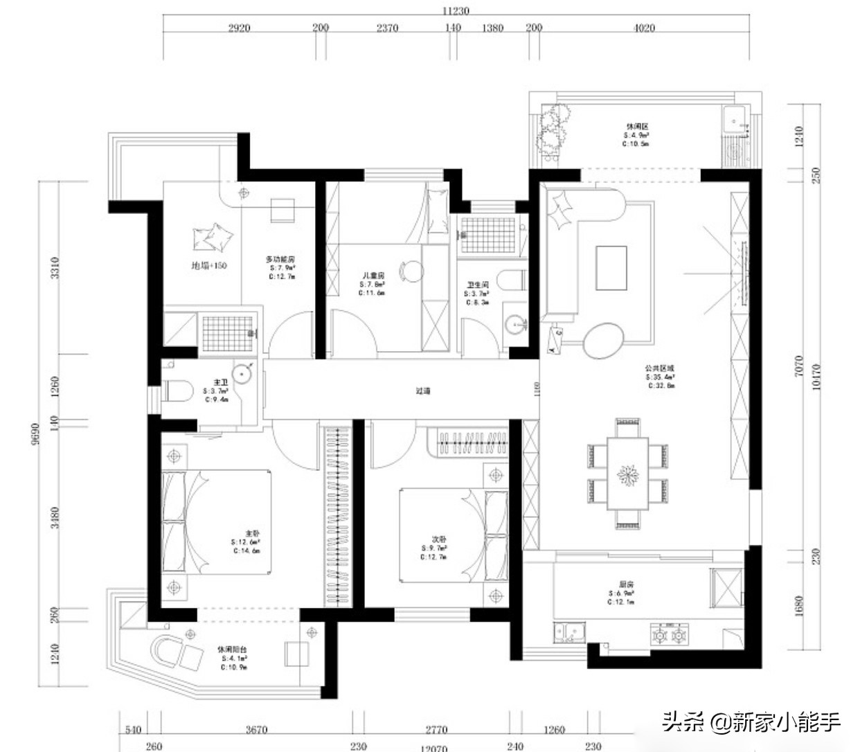 她家装修美式风格,家装电视墙设计现代简约