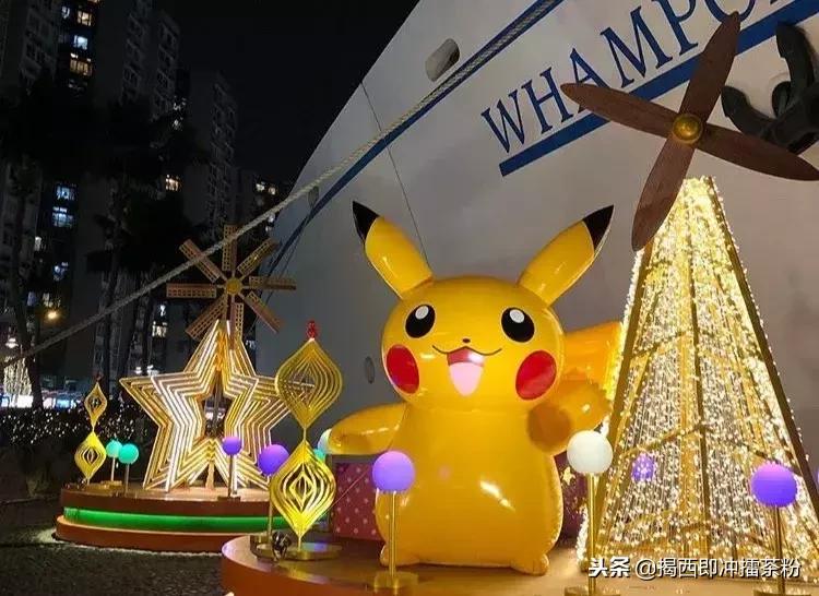 过分美丽!圣诞灯饰点亮香港:泰迪熊、比卡超、布丁狗陪你过圣诞