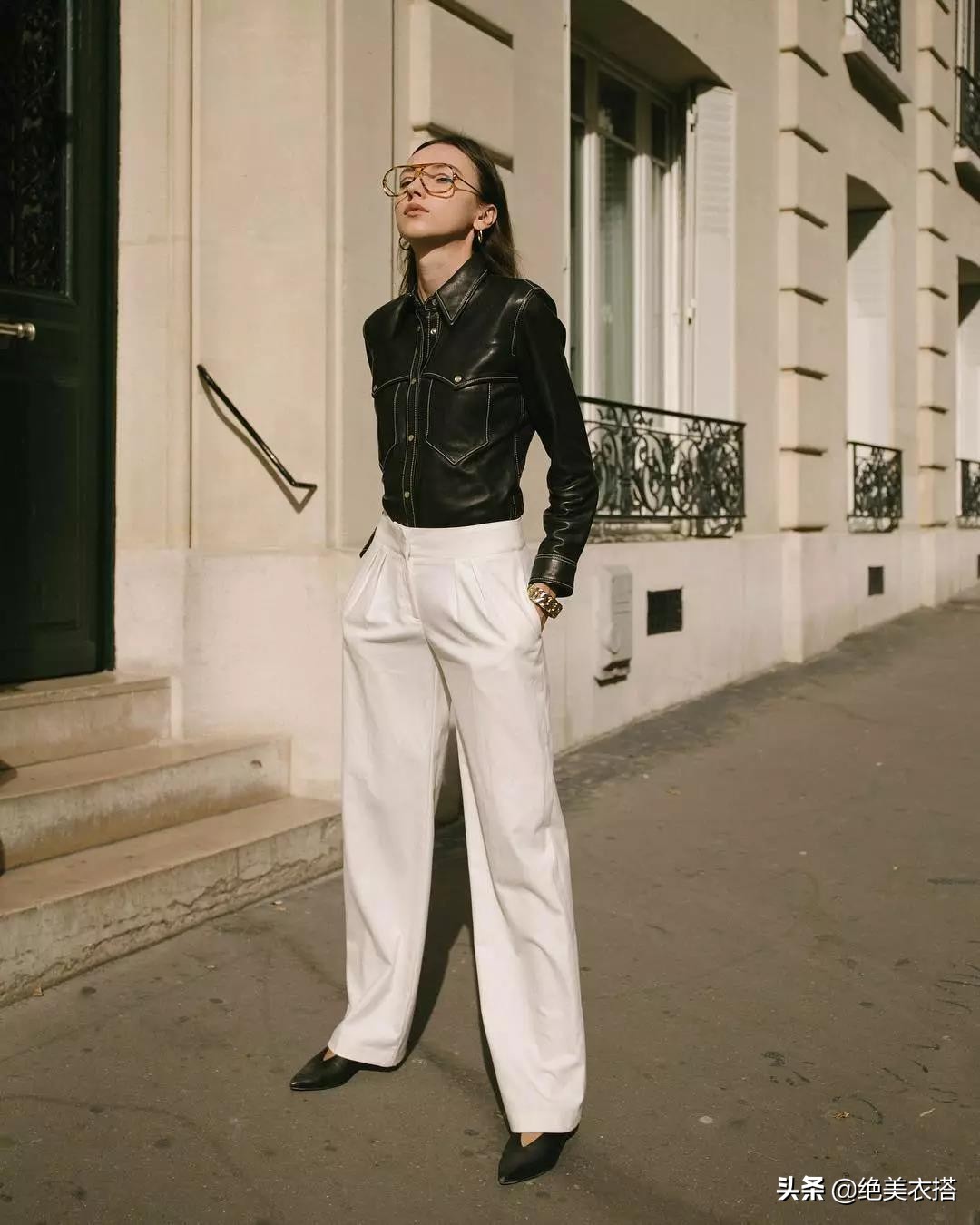 秋冬小黑裤子穿搭小个子,秋冬高级感穿搭裤子直筒裤