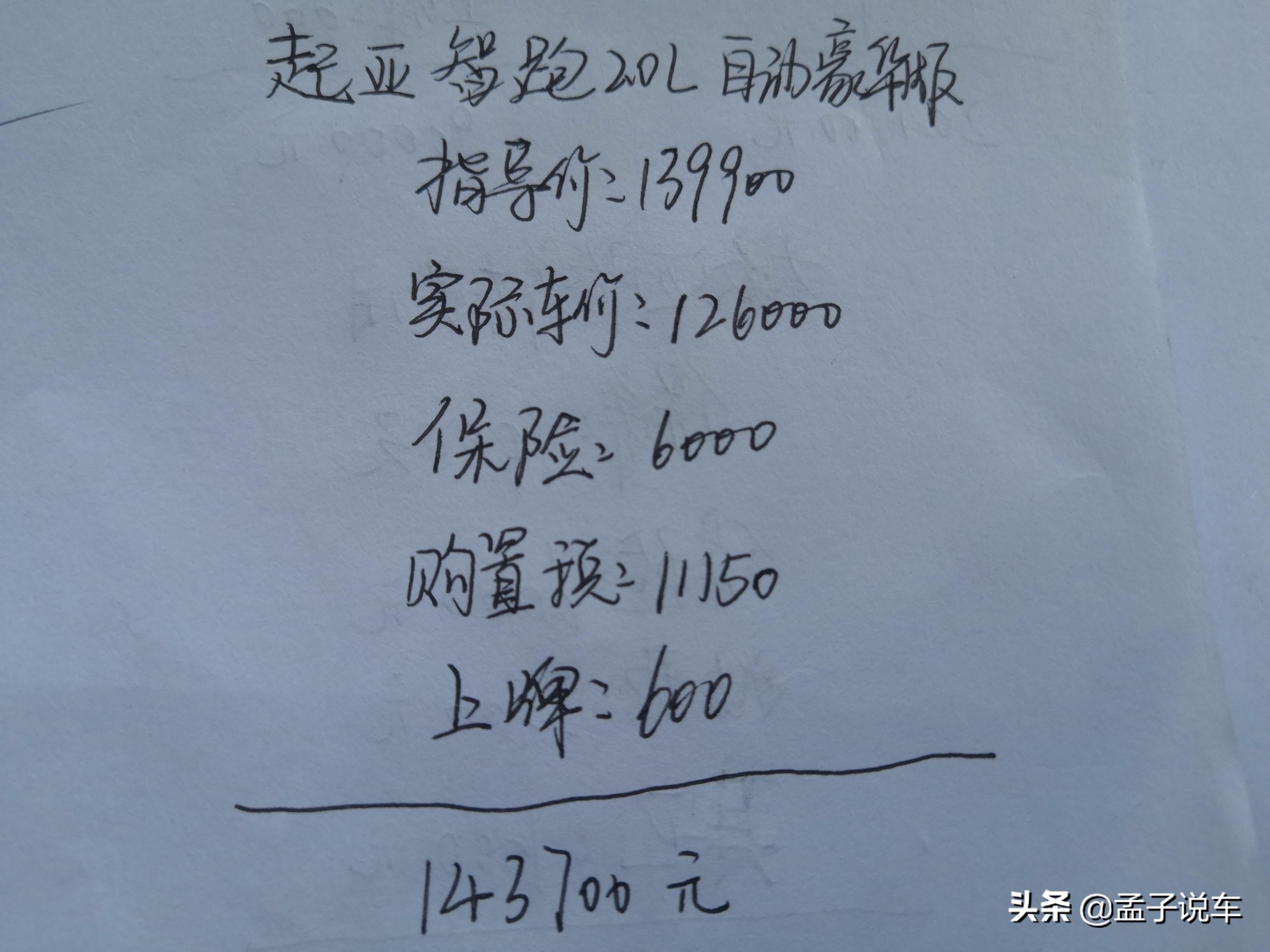 起亚智跑2.0探索版落地多少钱,起亚智跑2.0l自动智享豪华版底价