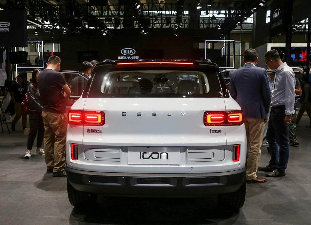 吉利汽车icon未来科技suv,吉利全新设计思路icon外观讲解