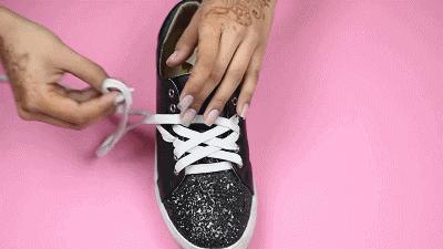 夏天鞋带这样系好穿又时髦,把鞋带怎么绑更紧