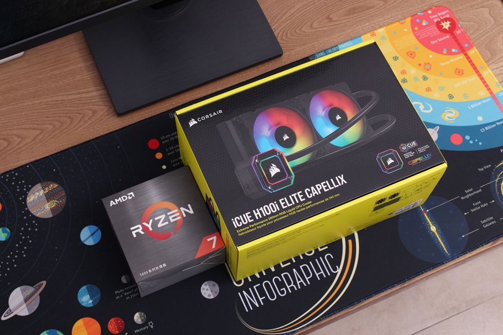 海盗船h100ipro240水冷,海盗船icueh100i一体式水冷