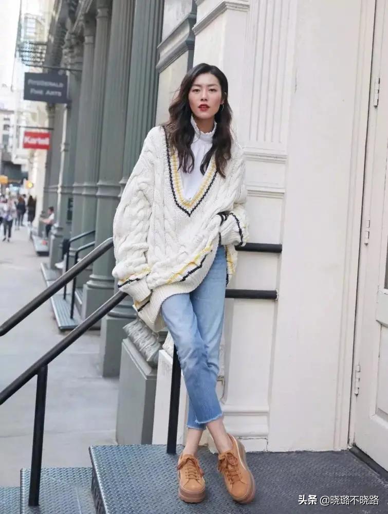 秋冬毛衣这样穿你就是最靓的仔,适合黄黑皮穿的秋冬毛衣