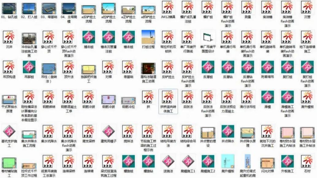 工地施工现场视频素材及施工说明,工程人必须了解的施工动画