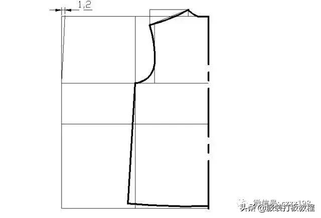 中式男装长袖裁剪与制作,零基础中式服装裁剪教程大全