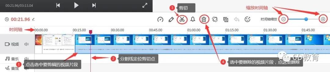 直播网课录像和微课录制不完美，视频剪辑来修复