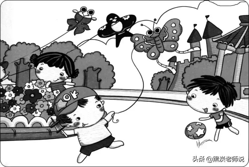 二年级期末常考看图写话与答案,二下语文分层卷第一单元看图写话