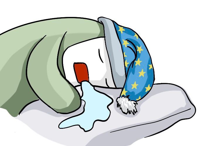 趴着睡觉不仅打嗝还流口水，我还能好好午休吗？