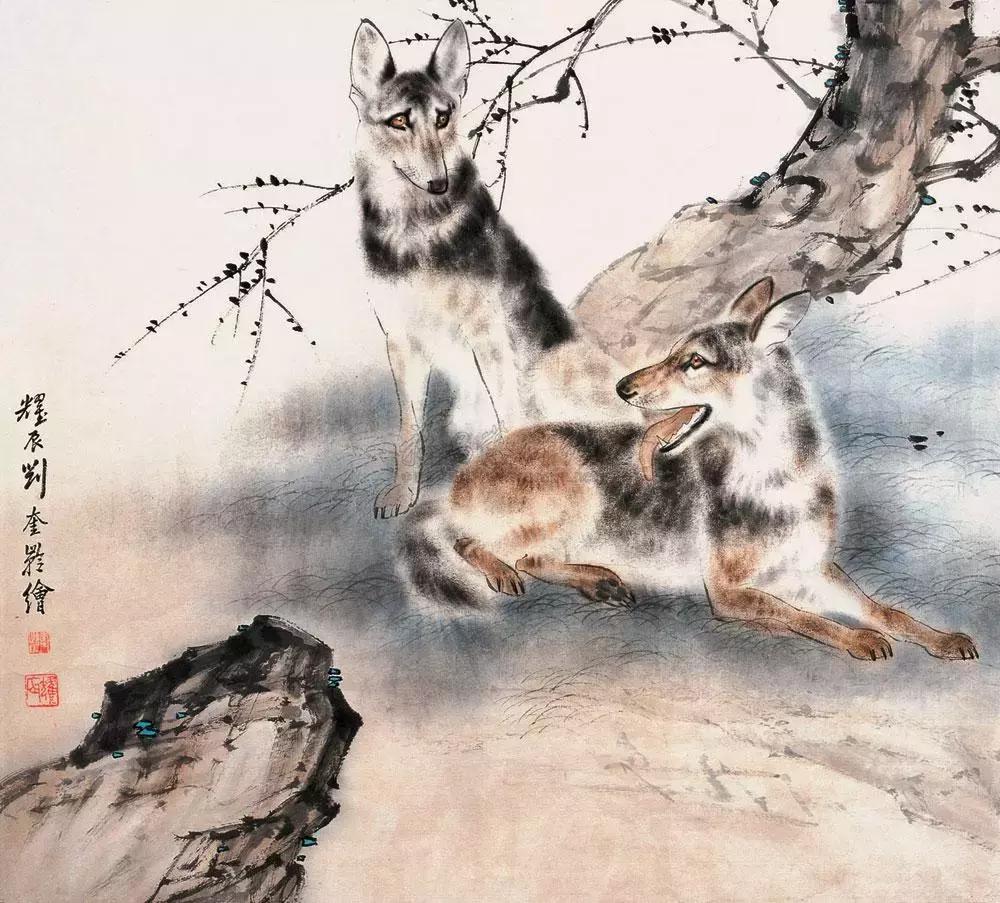 人物画国画大师刘继卣排名,齐白石刘奎龄画