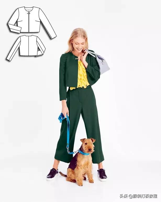 时装设计图手绘教程,服装制版图案大全