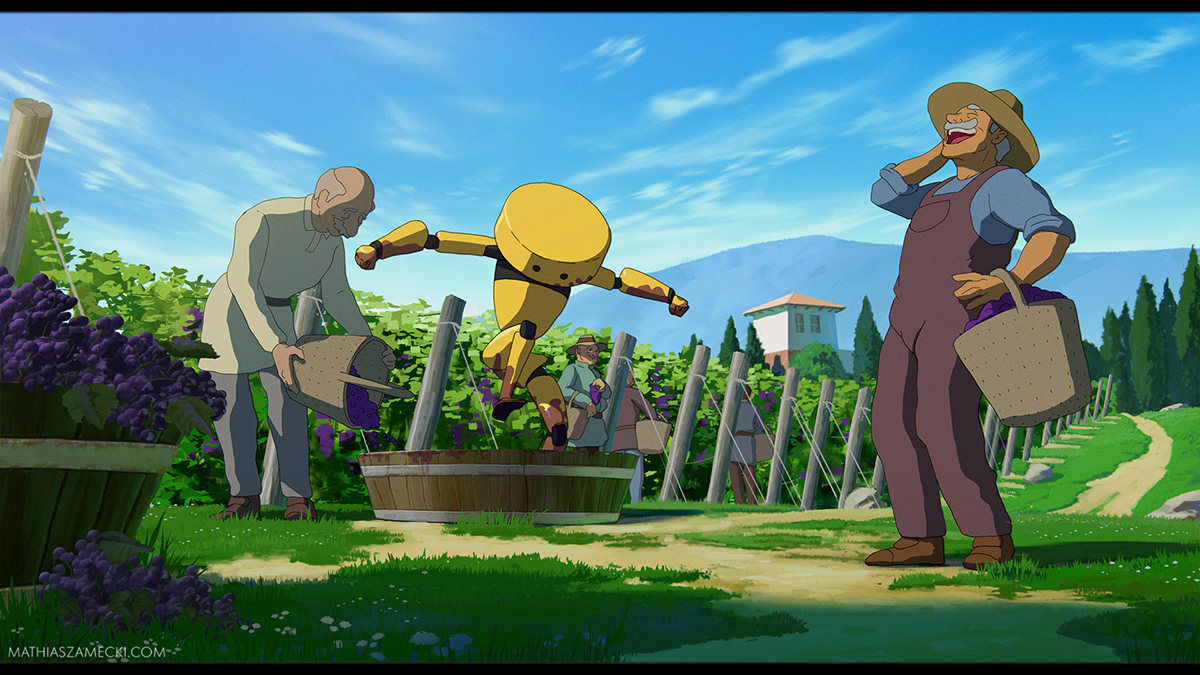 机器人Robo-bee的日常：这是绘本插画还是动漫原画？总之先睹为快